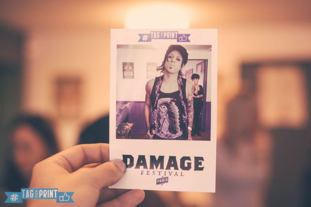 Tag and Print au Damage Festival 2014