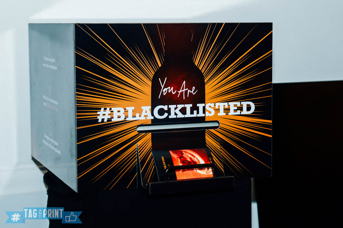 tag and print animation photo borne instagram photobooth paris evenement blacklisted desperados party birdy nam nam
