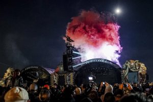 Fumée mainstage du hellfest festival