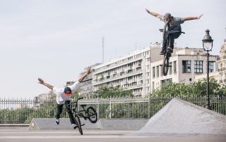 matthias dandois paris street city guide videaste red bull photographe brand content bmx velo corey martinez la clef production agence