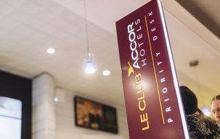 Logo accor hotels 3D priority desk