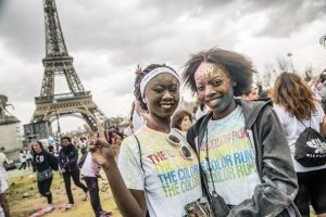 video photo sephora color run paris la clef production brand content running sport photographe videaste agence