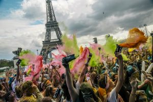 video photo sephora color run paris la clef production brand content running sport photographe videaste agence