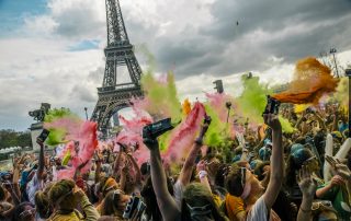 video photo sephora color run paris la clef production brand content running sport photographe videaste agence