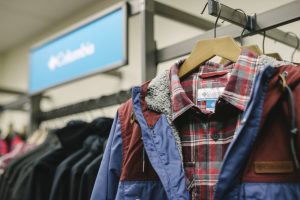 veste columbia au magasin vieux campeur