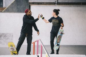 vans boomboom collection girls clara berry chelle skatepark la clef production photographe reportage nicolas jacquemin