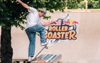 skateboard red bull roller coaster munich photographe la clef production