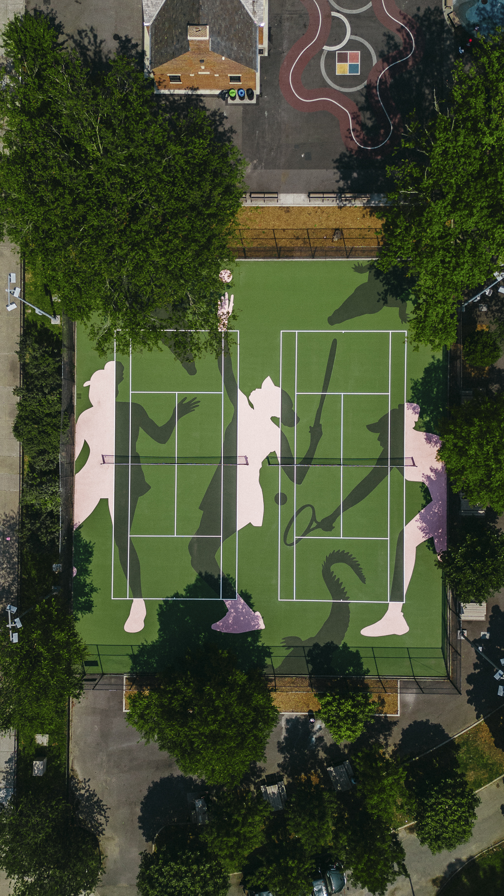 terrain de tennis Lacoste New York City bronx venus williams