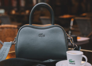 Sac lacoste Lora Bag nouveauté vert blanc et noir janie modeliste atelier savoir faire