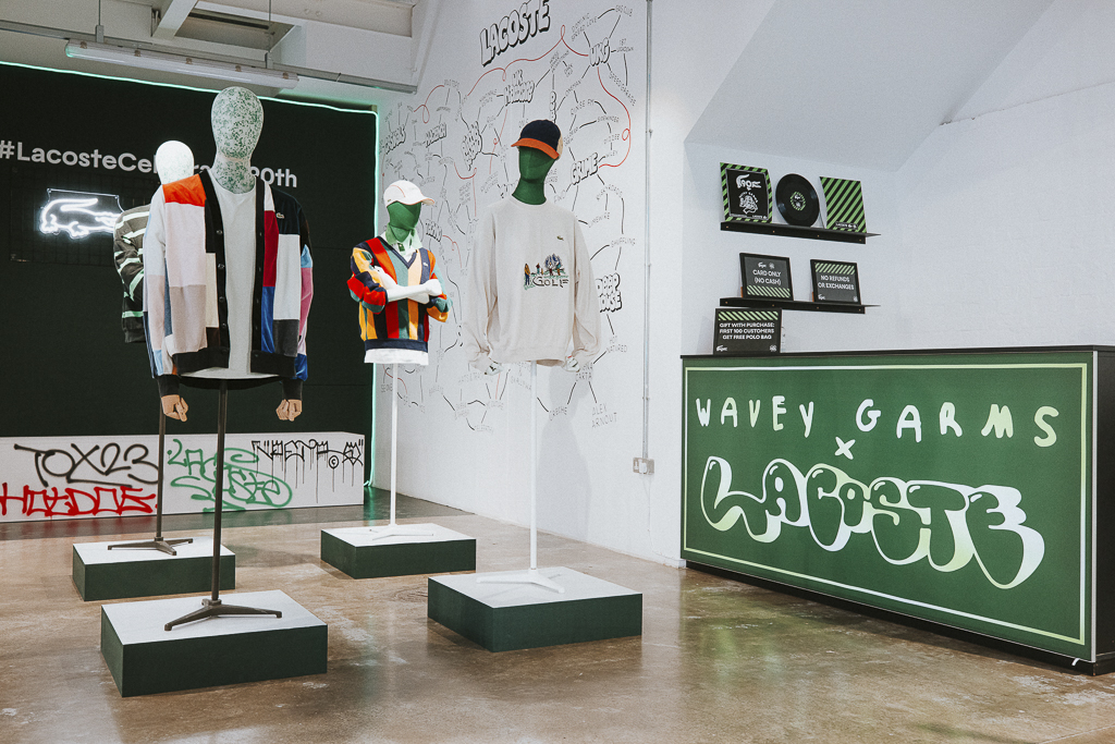 Lacoste pop up Londres la clef production