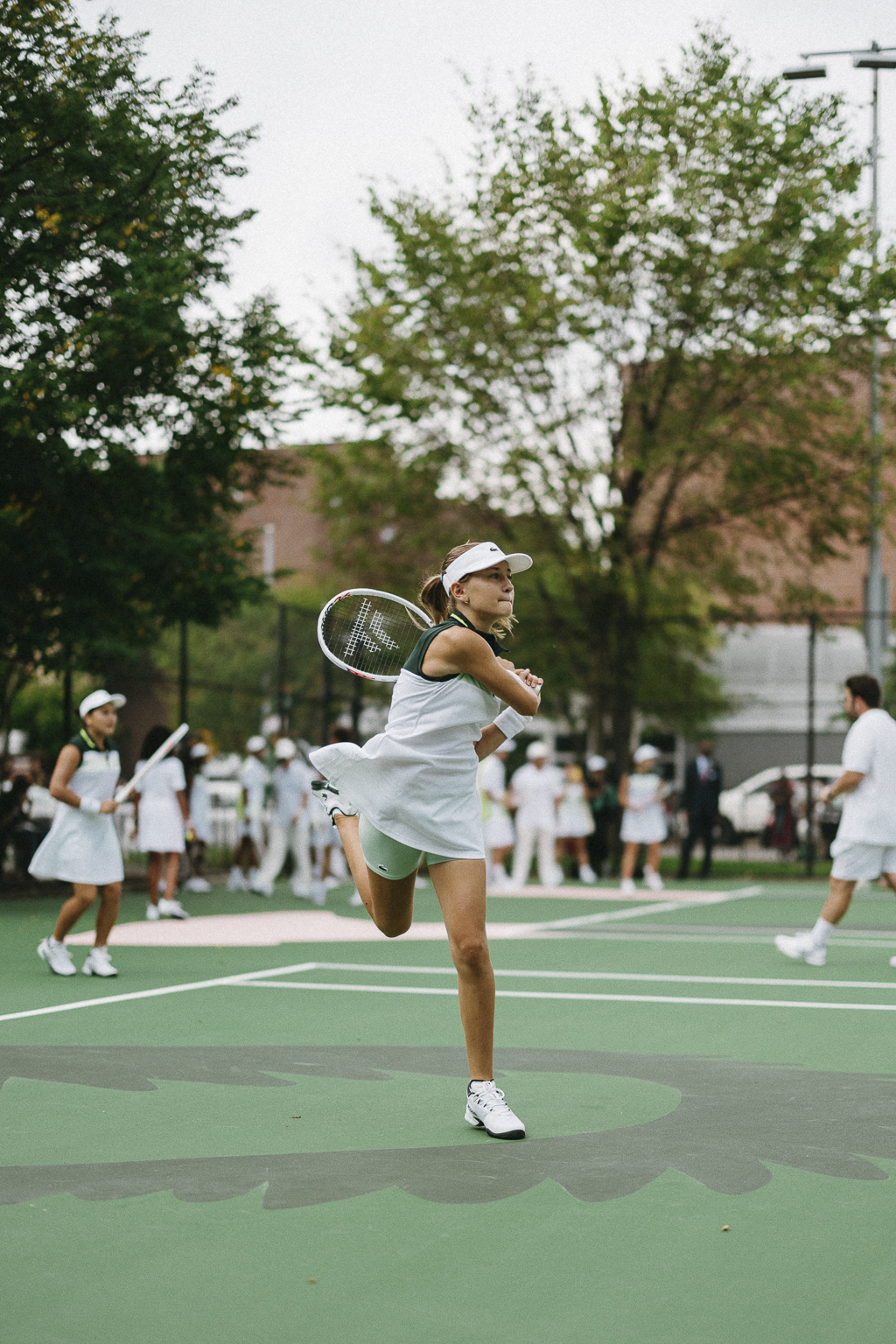 terrain de tennis Lacoste New York City bronx venus williams joueuse de tennis